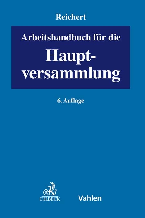 Arbeitshandbuch für die Hauptversammlung - 