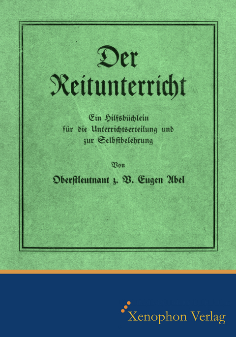 Der Reitunterricht - Eugen Abel