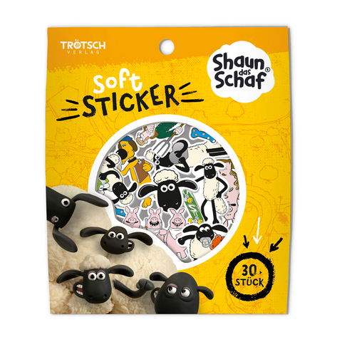 Trötsch Shaun das Schaf Soft-Sticker - 