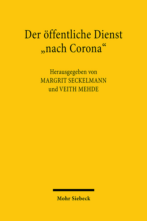 Der öffentliche Dienst "nach Corona" - 