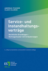 Service- und Instandhaltungsverträge - Fischer, Andreas; Ullrich, Claus