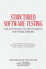 Structured Software Testing - Arunkumar Khannur