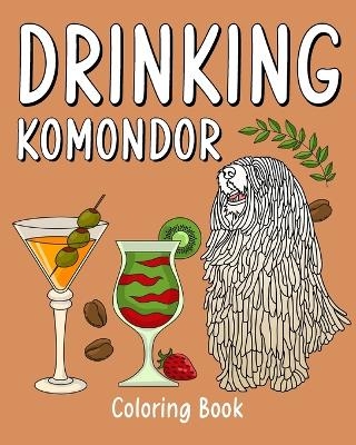 Drinking Komondor Coloring Book -  Paperland