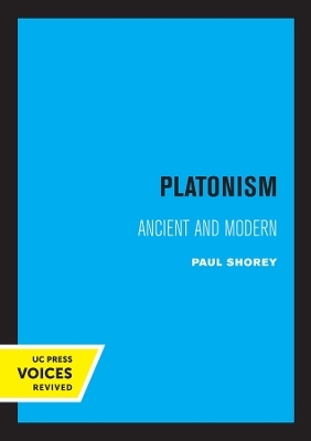 Platonism - Paul Shorey