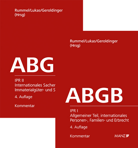 PAKET: ABGB-Kommentar 4.Auflage Internationales Privatrecht Band I + II - 