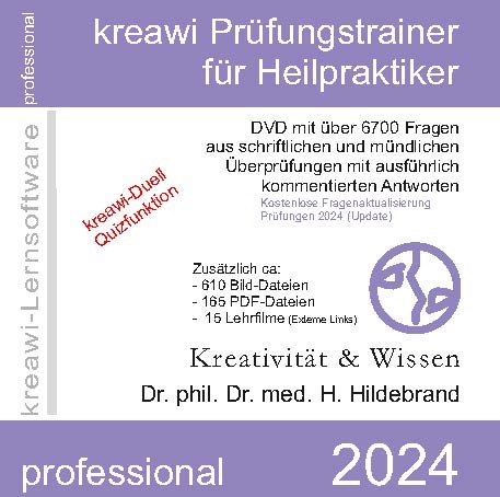 kreawi Prüfungstrainer für Heilpraktiker 2024 - Hartmut Hildebrand