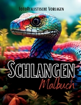 Schlangen Malbuch „Fotorealistisch“. - Lucy´s Schwarze Malbücher