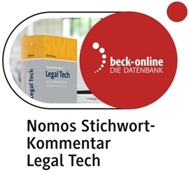 NomosOnline StichwortKommentar Legal Tech