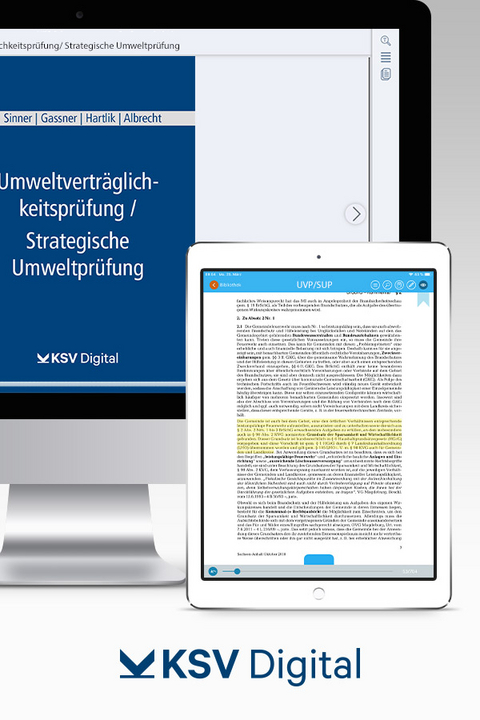 Umweltverträglichkeitsprüfung (UVP) / Strategische Umweltprüfung (SUP) (digital)