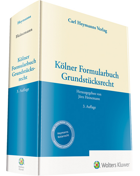 Kölner Formularbuch Grundstücksrecht