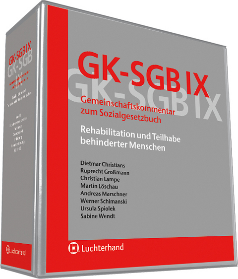 Gemeinschaftskommentar zum Sozialgesetzbuch IX (GK - SGB IX)