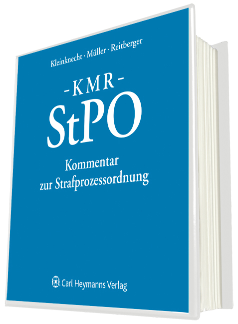 KMR - Kommentar zur Strafprozessordnung