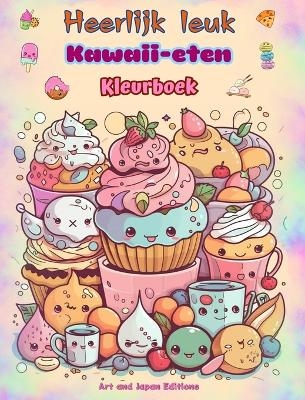 Heerlijk leuk Kawaii-eten Kleurboek Schattige kawaii-ontwerpen voor fijnproevers -  Art, Japan Editions