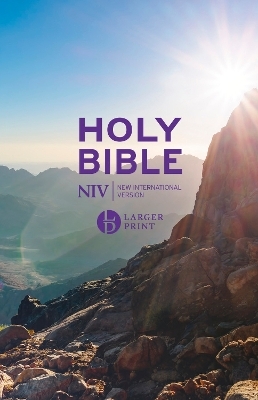 NIV Larger Print Personal Value Hardback Bible - New International Version