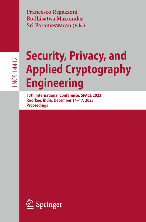 Security, Privacy, and Applied Cryptography Engineering - 