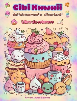 Cibi Kawaii deliziosamente divertenti Libro da colorare Simpatici disegni kawaii per gli amanti del cibo -  Art, Japan Editions