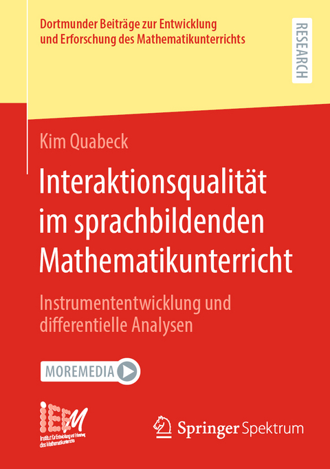 Interaktionsqualität im sprachbildenden Mathematikunterricht - Kim Quabeck