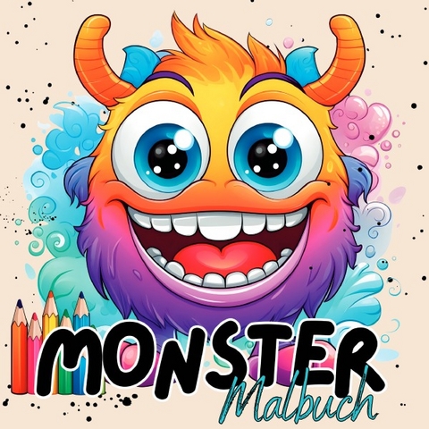 Monster Malbuch ab 4 Jahren - Lucy´s Tier Malbücher