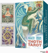 Aleister Crowley Thoth Tarot (Deluxe Ausgabe, Deutsch, DE), m. 1 Buch, m. 1 Beilage, 2 Teile - Aleister Crowley