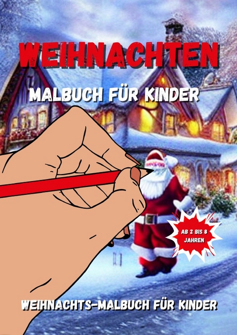 Coloring Book Christmas / Weihnachten Malbuch für Kinder - Zum Zum Publishing