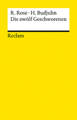 Die zwölf Geschworenen. Für die deutsche Bühne dramatisiert von Horst Budjuhn - Reginald Rose, Horst Budjuhn