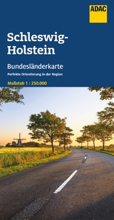 ADAC Bundesländerkarte Deutschland 01 Schleswig-Holstein 1:250.000 - 