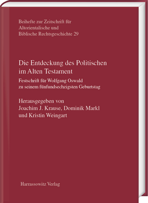 Die Entdeckung des Politischen im Alten Testament - 