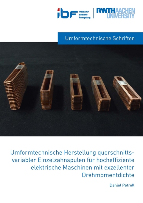 Umformtechnische Herstellung querschnittsvariabler Einzelzahnspulen für hocheffiziente elektrische Maschinen mit exzellenter Drehmomentdichte - Daniel Petrell