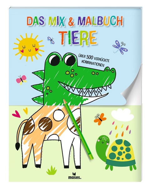 Das Mix & Malbuch Tiere - Elizabeth Golding