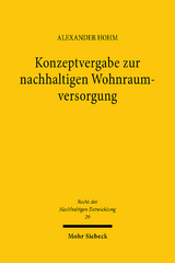 Konzeptvergabe zur nachhaltigen Wohnraumversorgung - Alexander Hohm