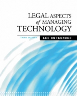 Legal Aspects of Managing Technology - Burgunder, Lee