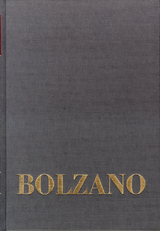 Bernard Bolzanos System der Philosophie - Bernard Bolzano