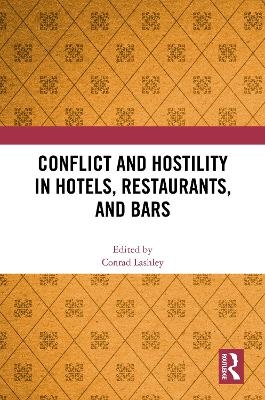 Conflict and Hostility in Hotels, Restaurants, and Bars - 