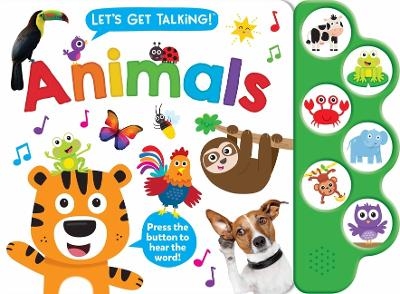 Let's Get Talking: Animals (6-Button Sound Book) - 