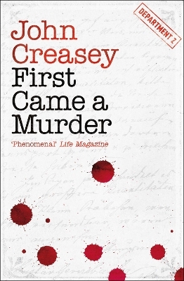 First Came a Murder - John Creasey