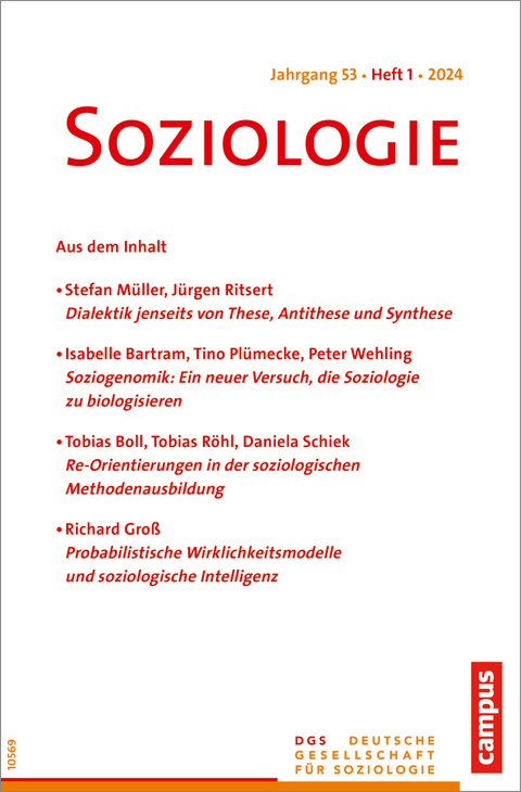 Soziologie 01/2024 - 