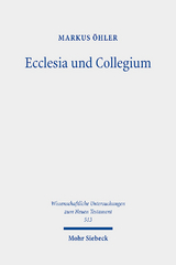 Ecclesia und Collegium - Markus Öhler