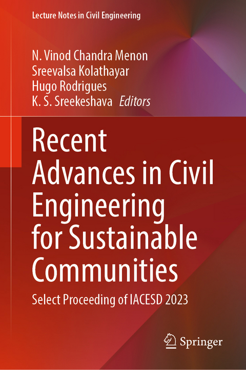 Recent Advances in Civil Engineering for Sustainable Communities - 