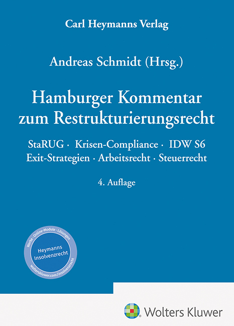 Hamburger Kommentar zum Restrukturierungsrecht - 