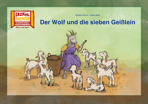 Der Wolf und die sieben Geißlein / Kamishibai Bildkarten - Brüder Grimm