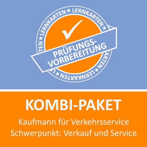 Kombi-Paket Kauffrau für Verkehrsservice Schwerpunkt Verkauf und Service Lernkarten - Jennifer Christiansen