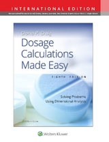 Dosage Calculations Made Easy - CRAIG, GLORIA PEARL