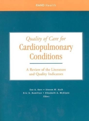 Quality of Care for Cardiopulmonary Conditions - Eve A. Kerr