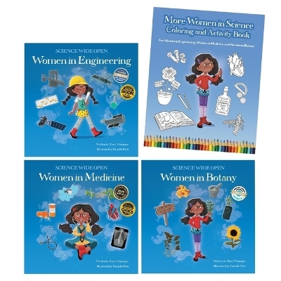 More Women in Science Hardcover Book Set with Coloring and Activity Book - Mary Wissinger