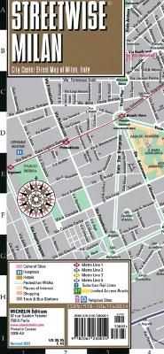 Streetwise Milan Map -  Michelin