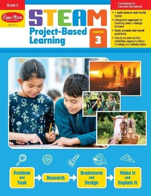 Steam Project-Based Learning, Grade 3 Teacher Resource -  Evan-Moor Educational Publishers