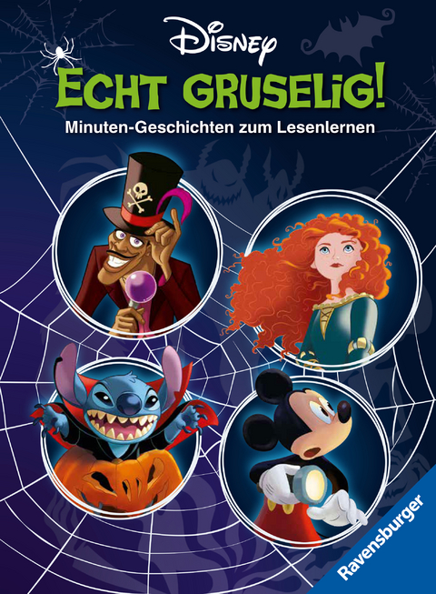 Disney: Gruselige Minuten-Geschichten zum Lesenlernen - Erstlesebuch ab 7 Jahren - 2. Klasse - Annette Neubauer