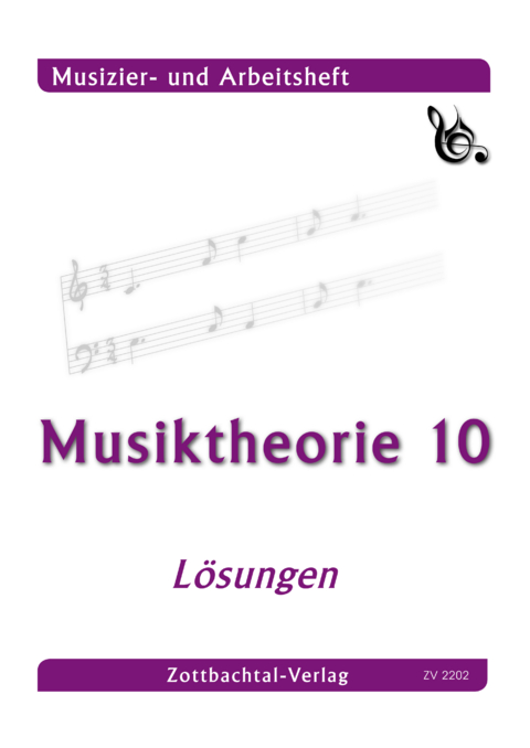 Musiktheorie 10 Lösungen - Lothar Bierler