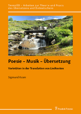 Poesie – Musik – Übersetzung - Sigmund Kvam