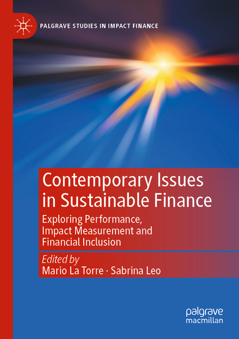 Contemporary Issues in Sustainable Finance - 